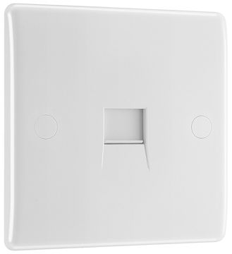 Q438 1 GANG TEL SOCKET