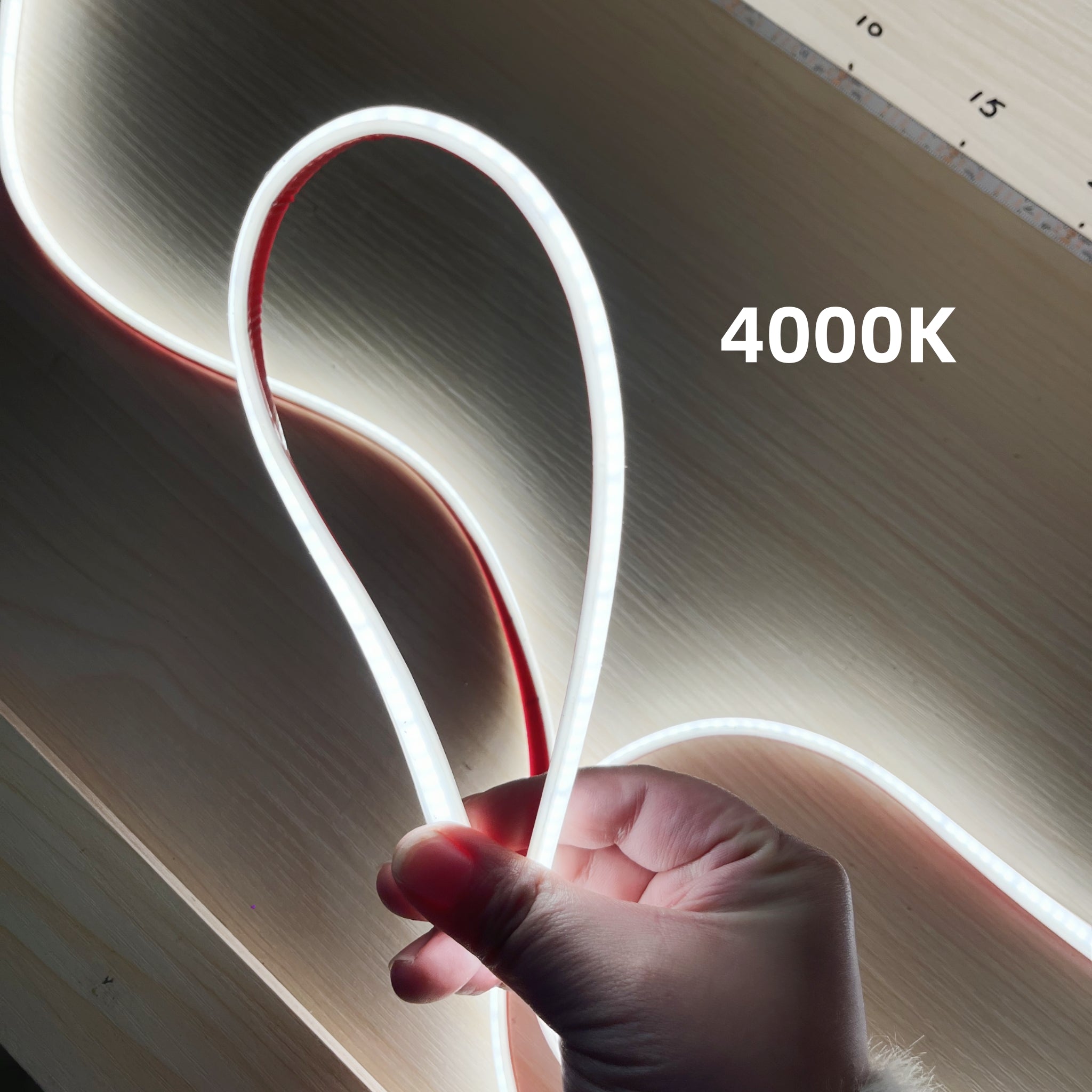 8mm 4000K-COB LED Strip 14.4W/m IP68