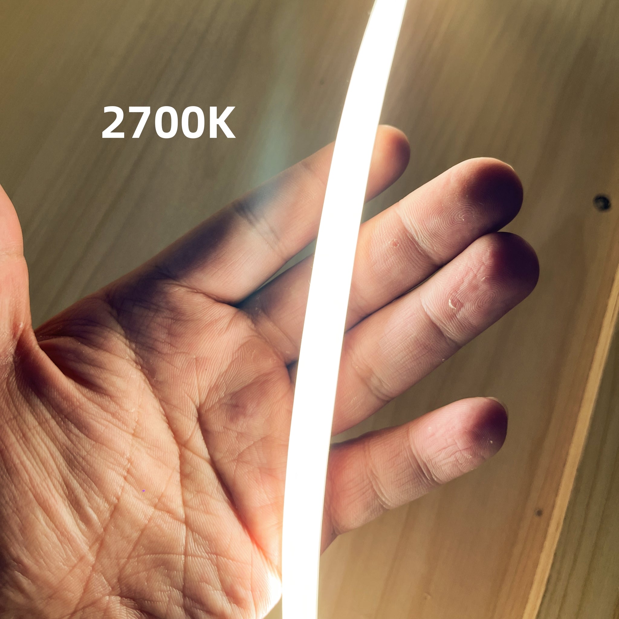 8mm 6500K-COB LED Strip 14.4W/m IP68