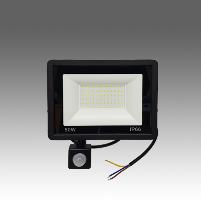 50W Floodlight (IP66) with PIR sensor