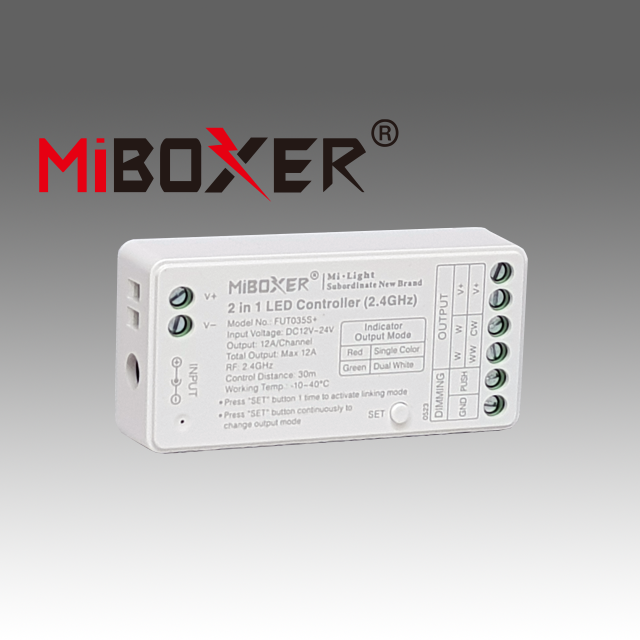 2IN1 LED Strip Controller (Single/Dual color)