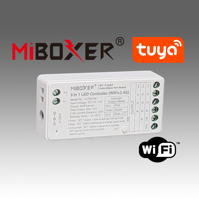 3IN1 LED Strip Controller (RGB/RGBW/RGBCCT) (Wifi)
