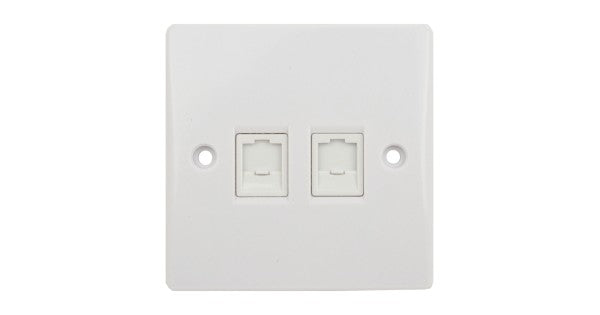 Q443/CAT6 2 GANG DATA SOCKET