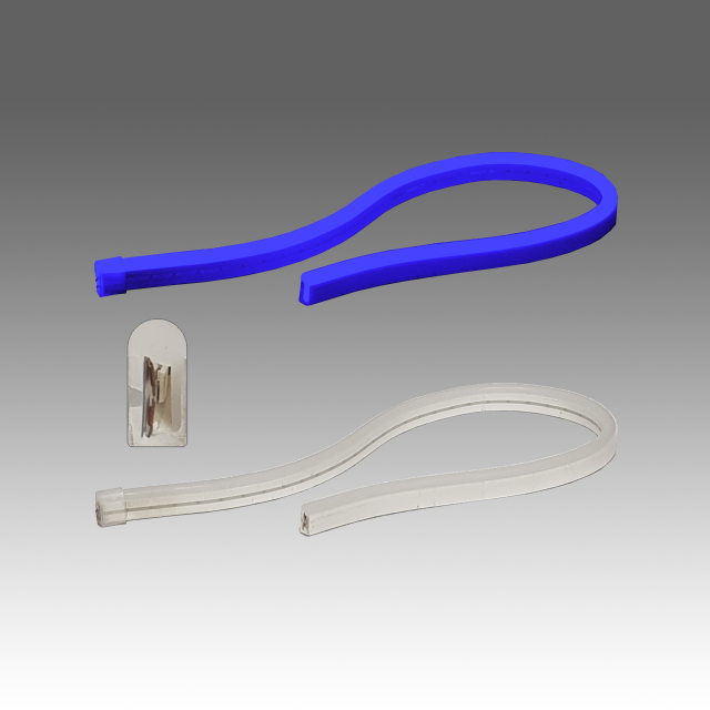 6mm BLUE-NEON-FLEX LED Strip 10W/m IP67