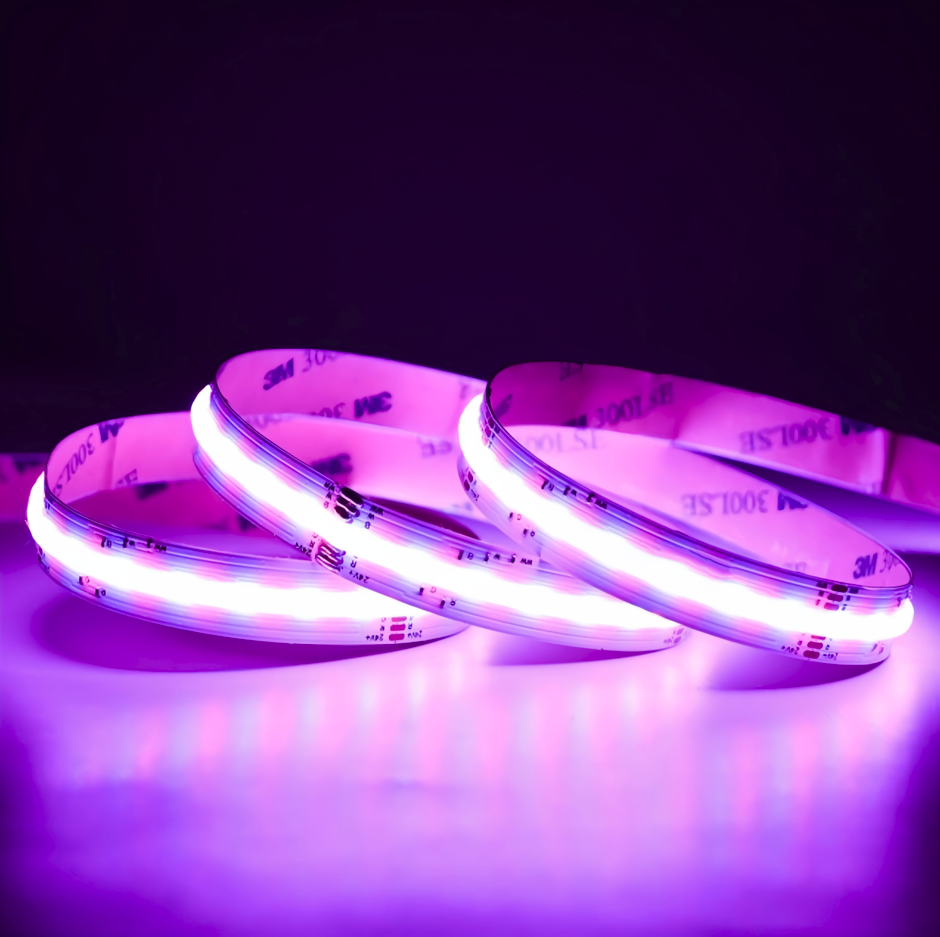 12mm RGBCCT-COB LED Strip 23W/m