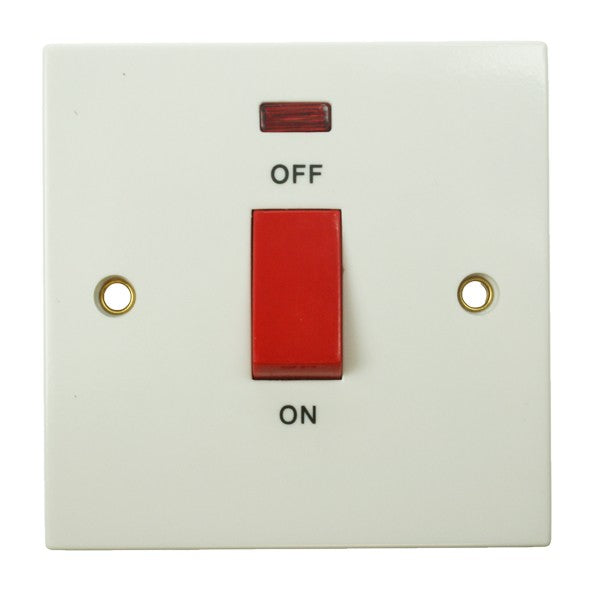 Q327 45A DOUBLE POLE WITH NEON