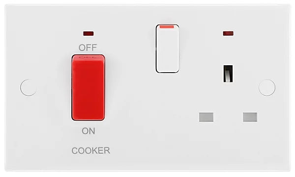 Q331 45A COOCKER SOCKET WITH NEON