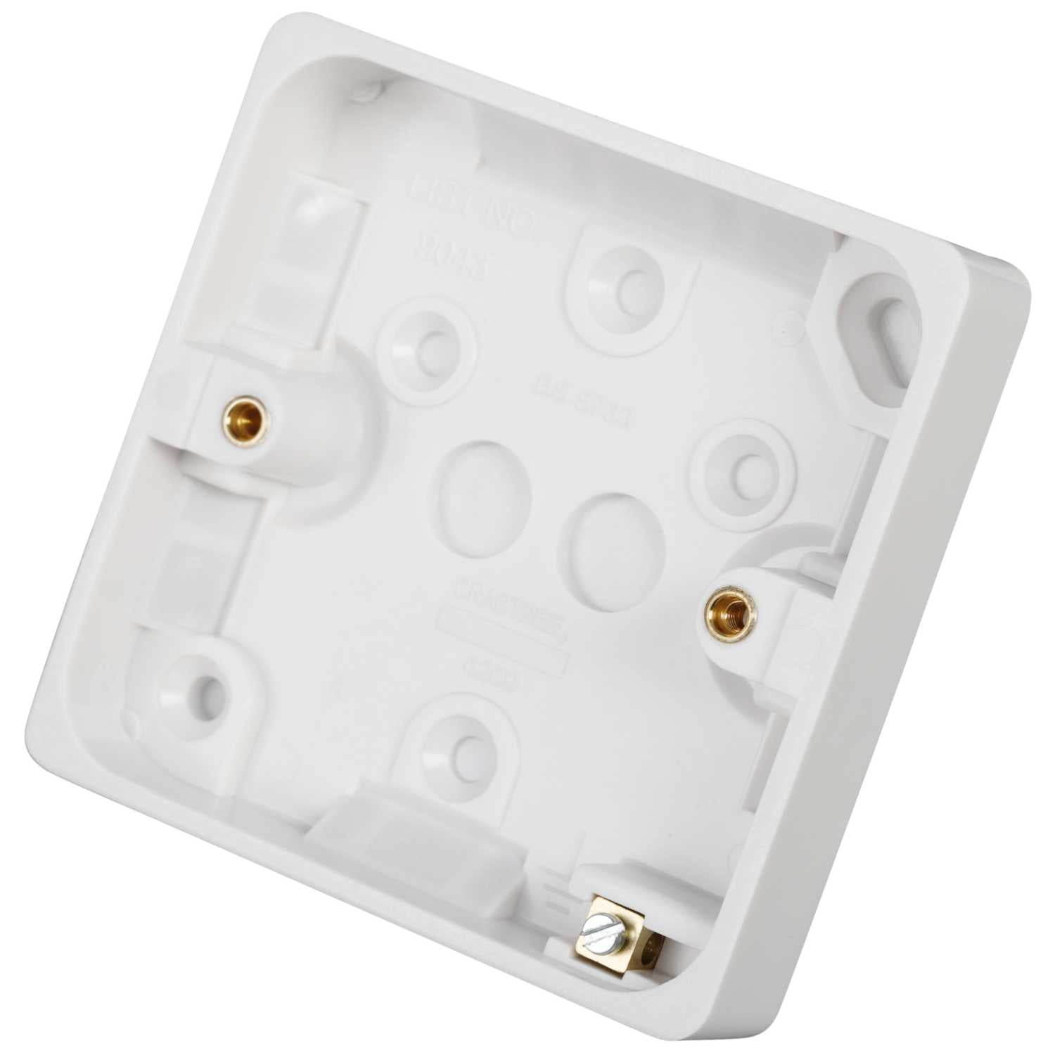 Q813 20MM 1 GANG BACK BOX
