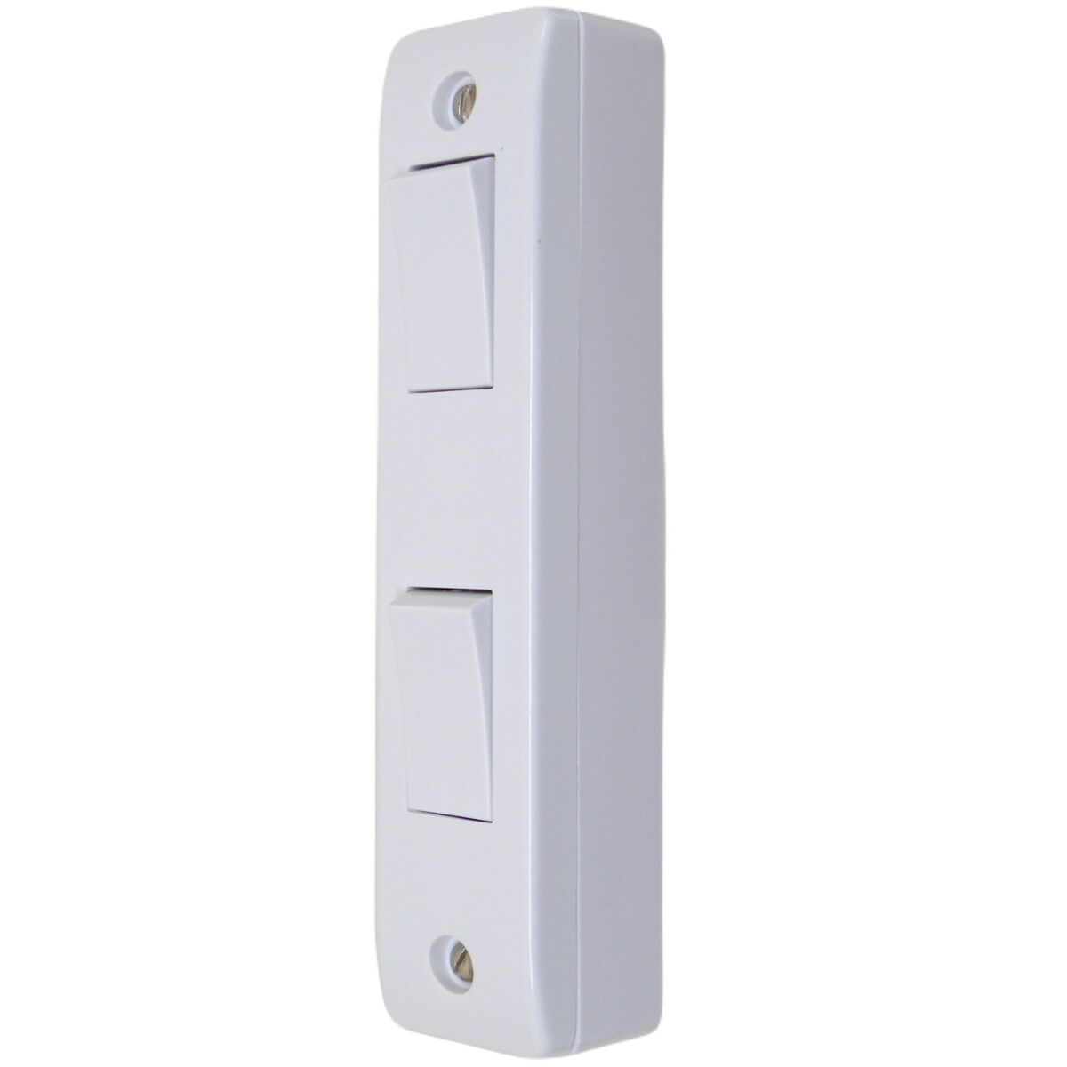 Q341/Q343 10A 2 GANG ARCHITRAVE SWITCH+BOX