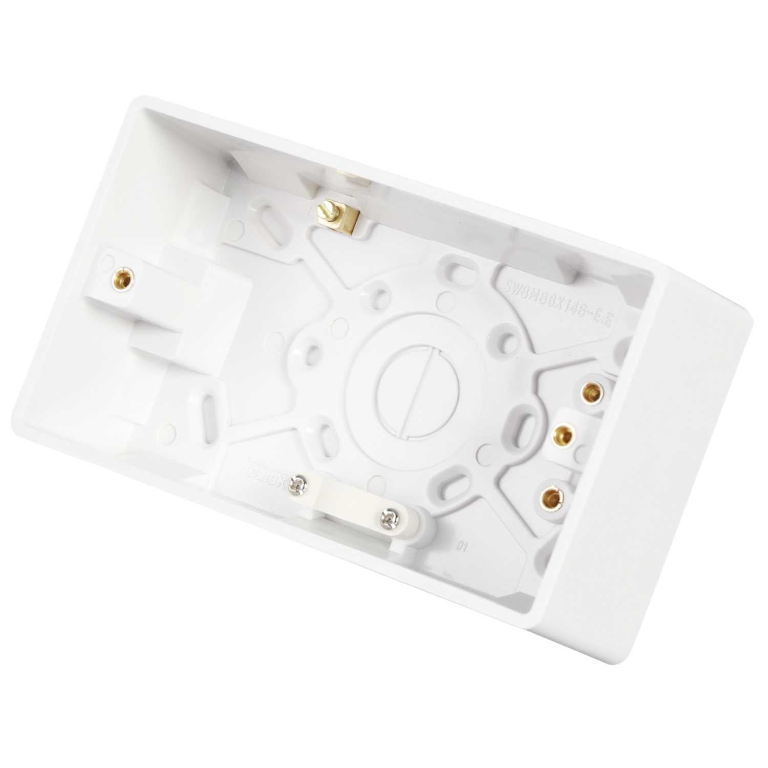 Q812 47MM 2 GANG BACK BOX