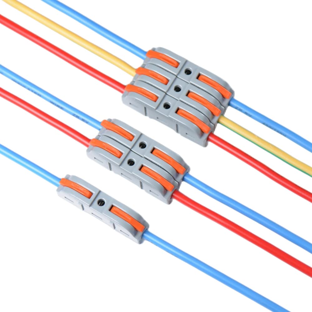 Wire Connectors, 2-Lead Stitching Terminals For LED Strip Lighting & Electrical Household Connections Video