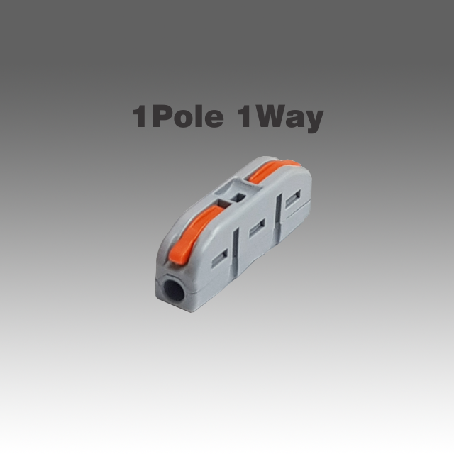 1pole 2way Lever-Nut Connector (10pcs)