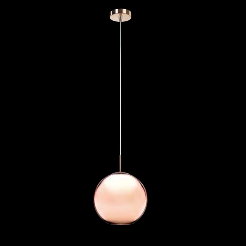 Oberon Medium Pendant Copper