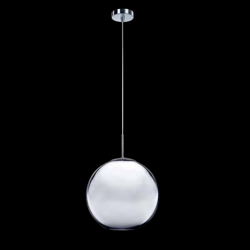 Oberon Large Pendant Chrome