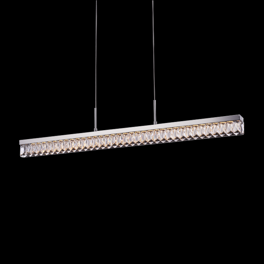 Crystal Bar Straight Chrome