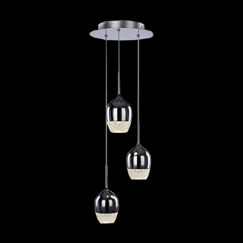 Chalice 3Lt Spiral Pendant Dimmable