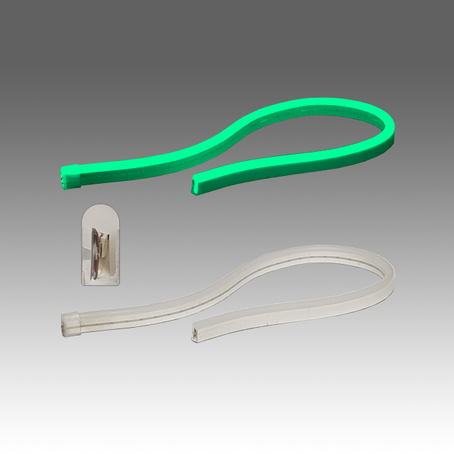 6mm GREEN-NEON-FLEX LED Strip 10W/m IP67