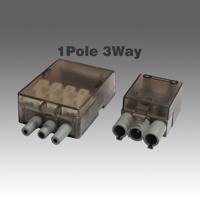 Grey push in Electrical Cable Wire Connector