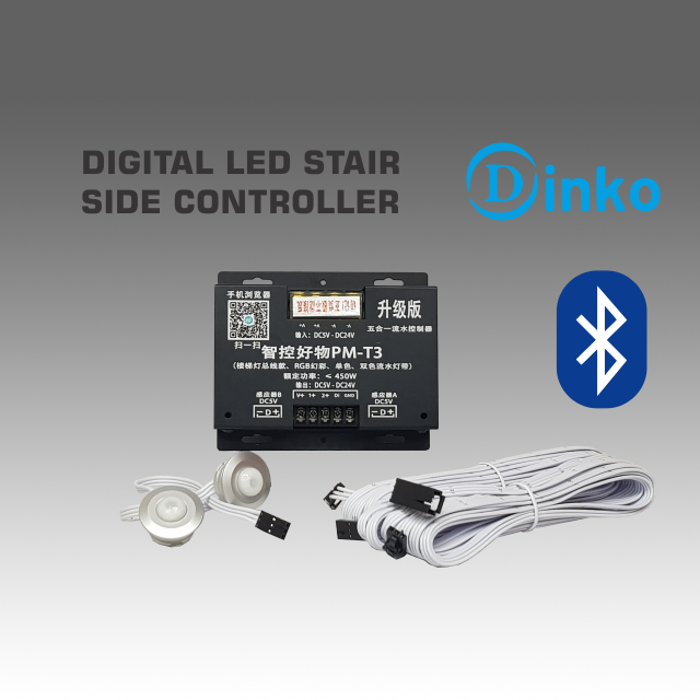 Digital LED Stair Side Controller with 2 sensors