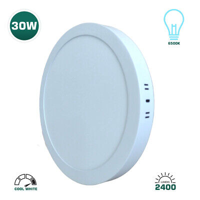 LED SURFACE PANEL LIGHTS ROUND 30W 6500K ROTHER