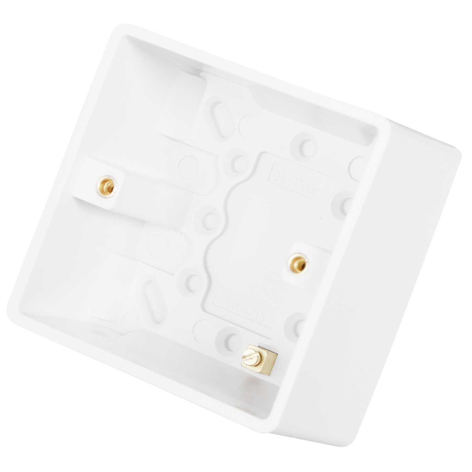 Q809  47MM  1 GANG BACK BOX